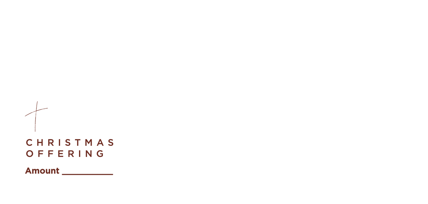 NCS Envelope Service Christmas Offering Envelope Nativity Back