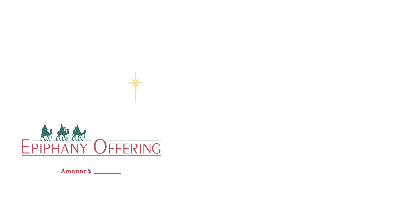 NCS Envelope Service Epiphany Offering Envelope Back