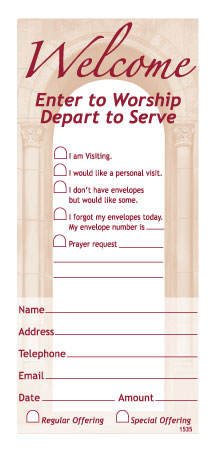 NCS Envelope Service Welcome Envelope Design 1