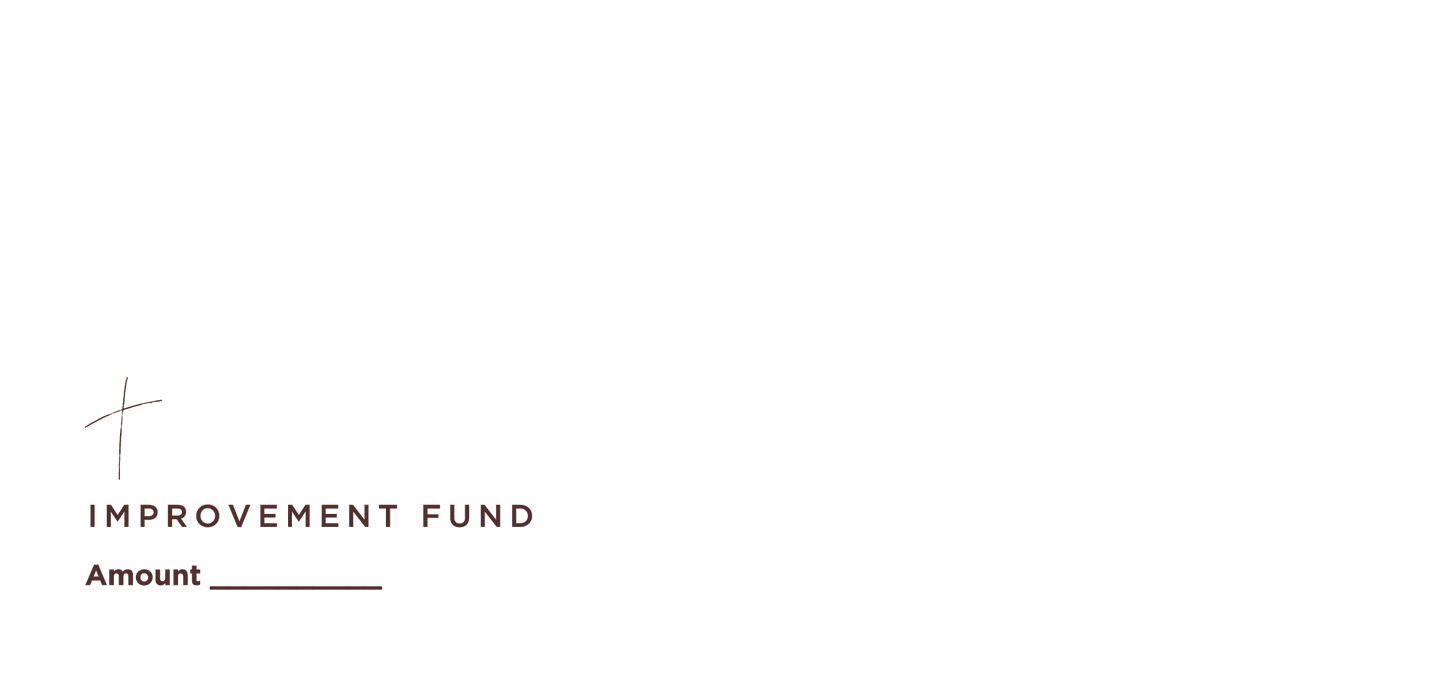 NCS Envelope Service Improvement Fund Offering Envelope Back