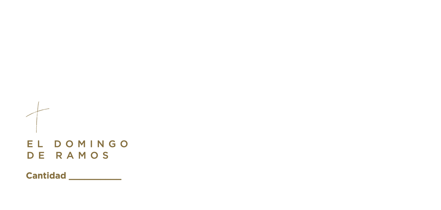 NCS Palm Sunday Offering Envelope Spanish Back