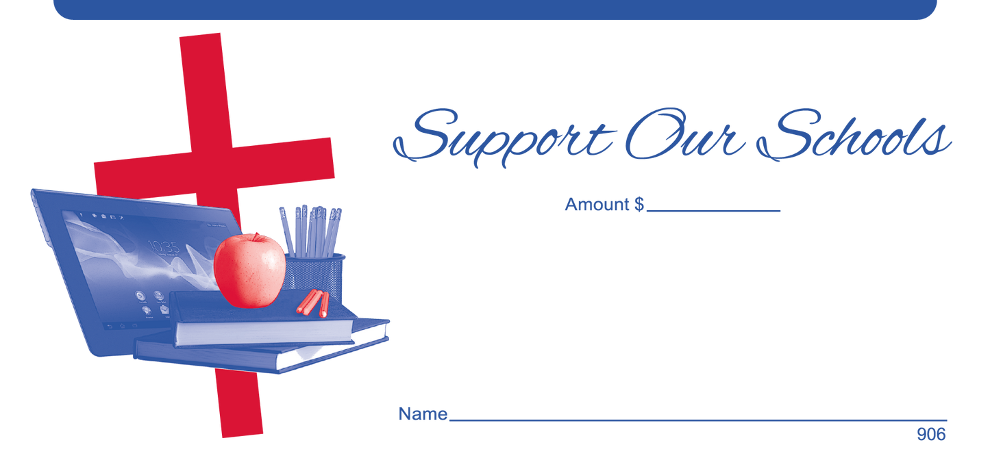 Support Our Schools Offering Envelope