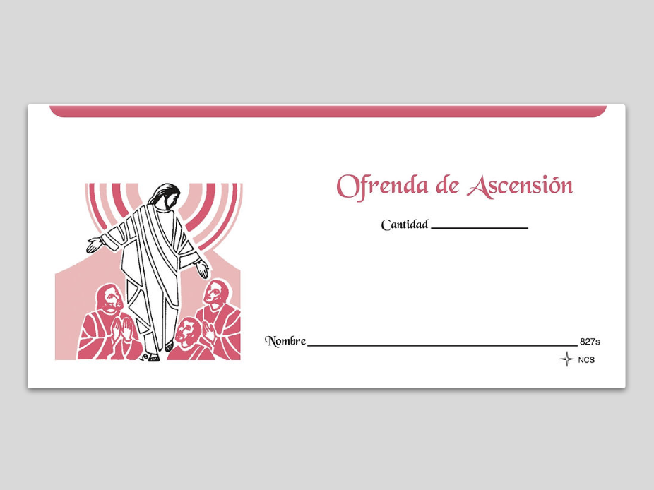 NCS National Church Solutions Ascension Offering Envelope Spanish