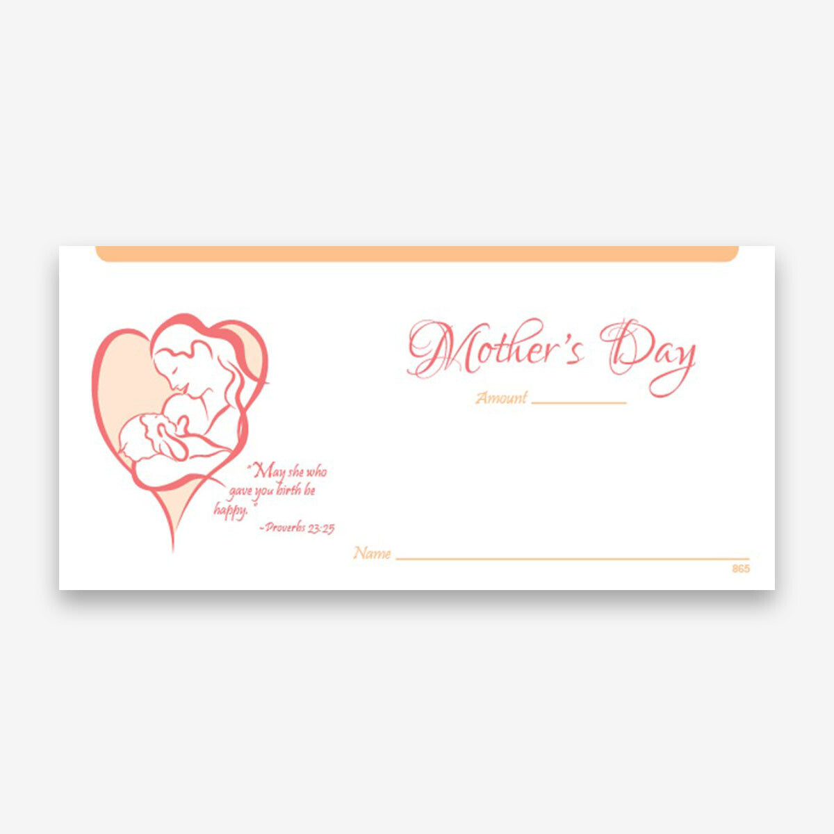 NCS National Church Solutions Mothers Day Offering Envelope
