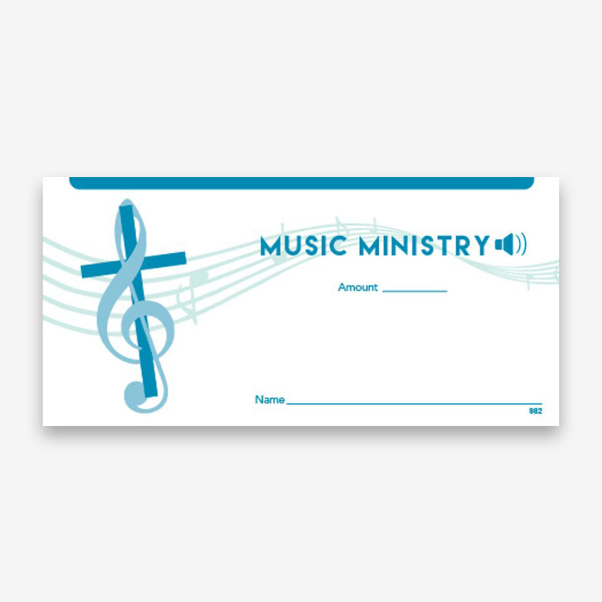 NCS National Church Solutions Music Ministry Offering Envelope