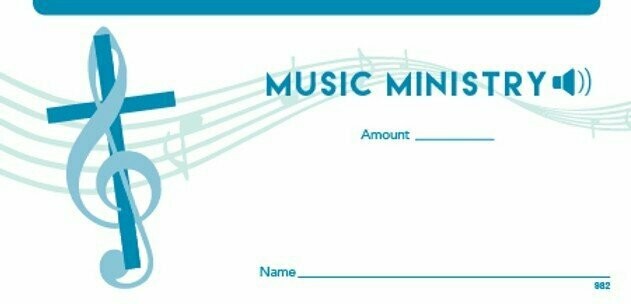NCS National Church Solutions Music Ministry Offering Envelope 2