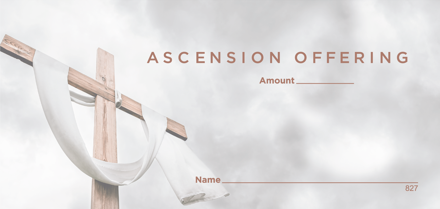 NCS National Church Solutions Ascension of Jesus Ascension Thursday Offering Envelope