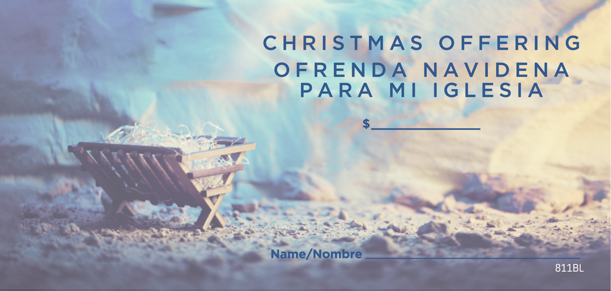NCS Envelope Service Christmas Bilingual Offering Envelope