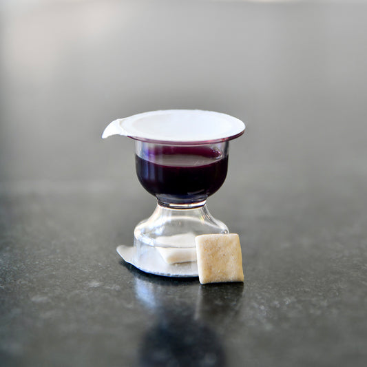 NCS Solutions Single Serve Communion Cups with Wine with Wafers