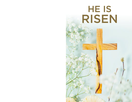 NCS National Church Solutions Easter Bulletin He Is Risen