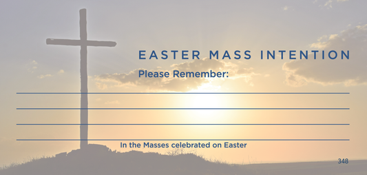 NCS Envelope Service Easter Mass Intention Offering Envelope