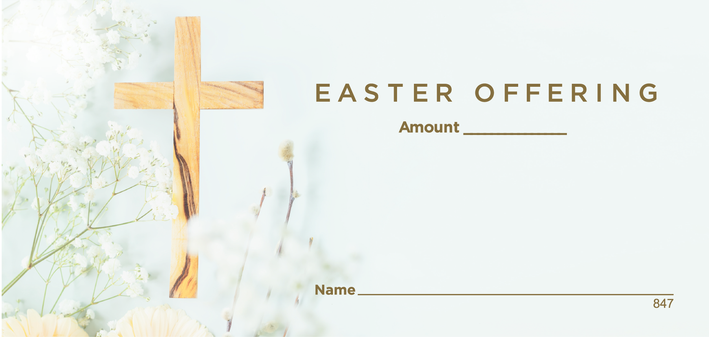 NCS National Church Solutions Easter Offering Envelope