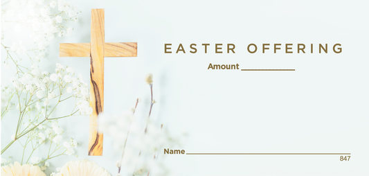 NCS National Church Solutions Easter Offering Envelope