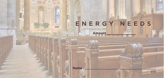 NCS National Church Solutions Energy Needs Offering Envelope