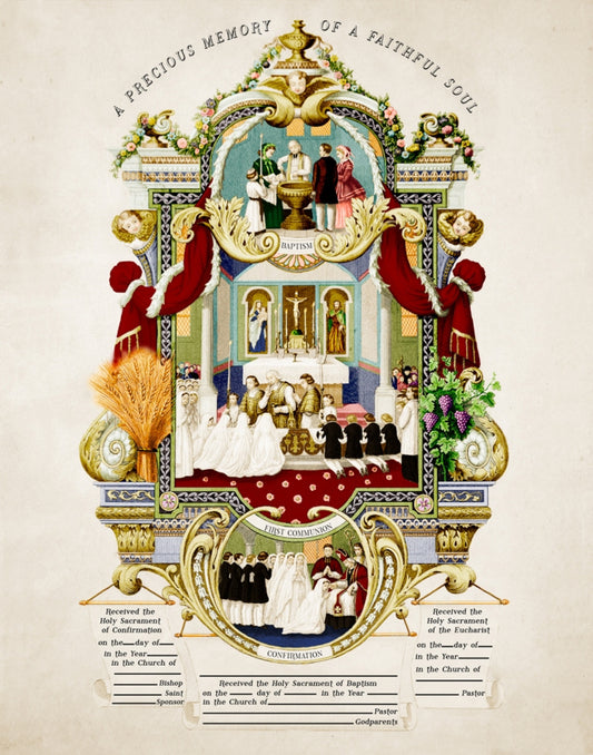 NCS Envelope Service Certificate Sacraments of Initiation