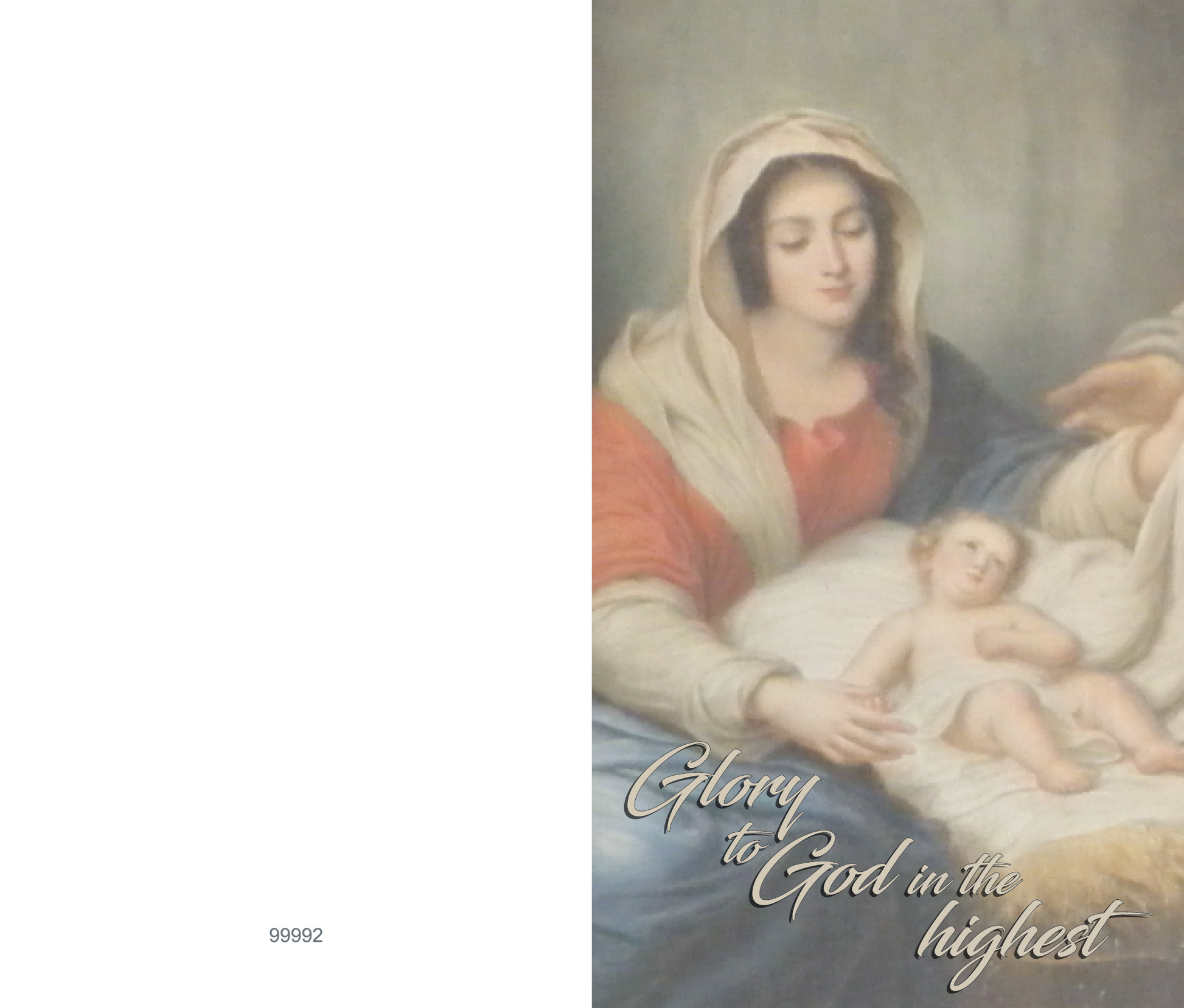 NCS Envelope Service Christmas Blessing Bulletin