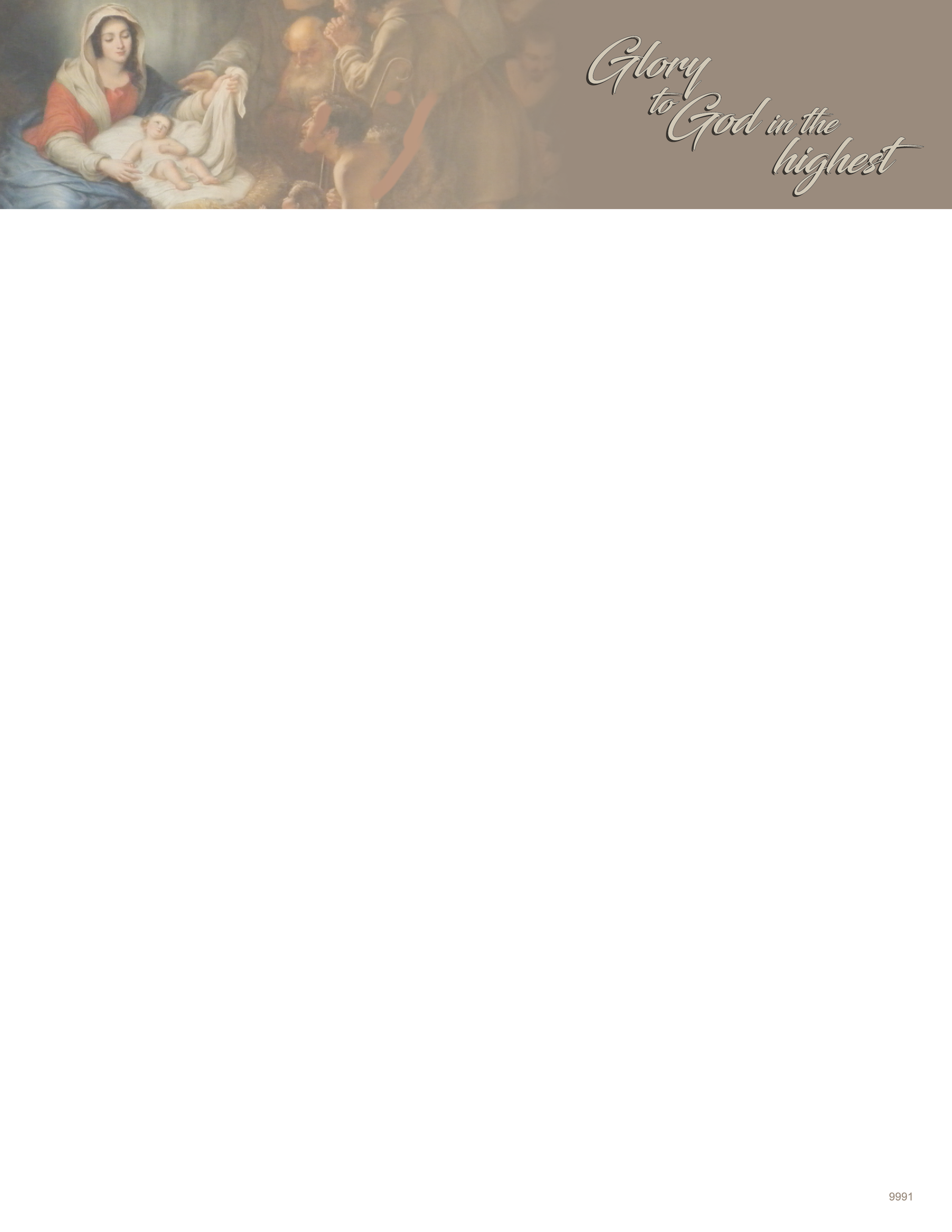 NCS Envelope Service Christmas Blessing Letterhead