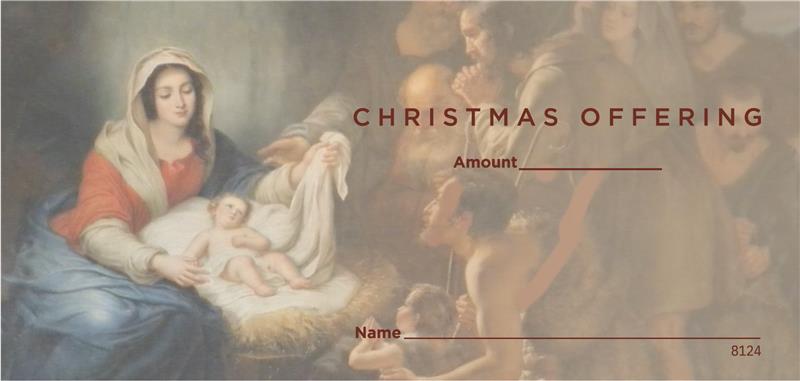 NCS Envelope Service Christmas Offering Envelope Nativity