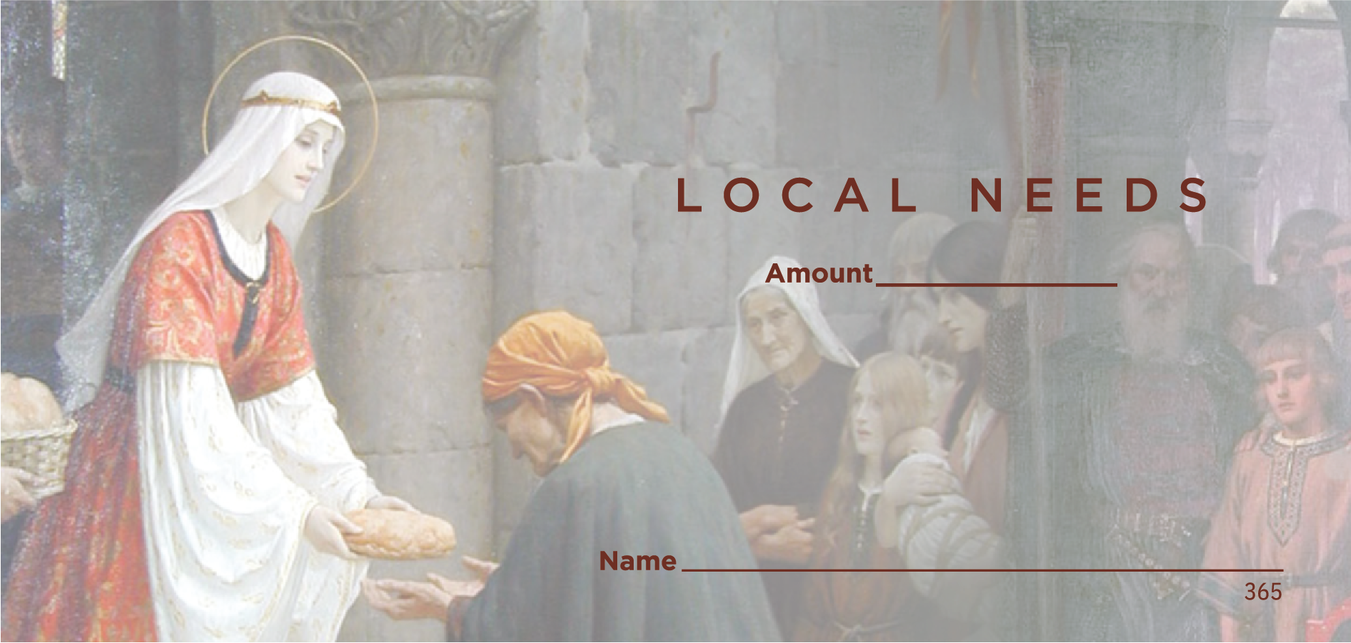 NCS Envelope Service Local Needs Offering Envelope for Church