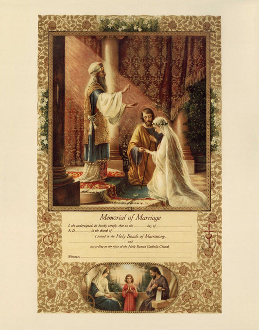 NCS Envelope Service Marriage Sacrament Certificate