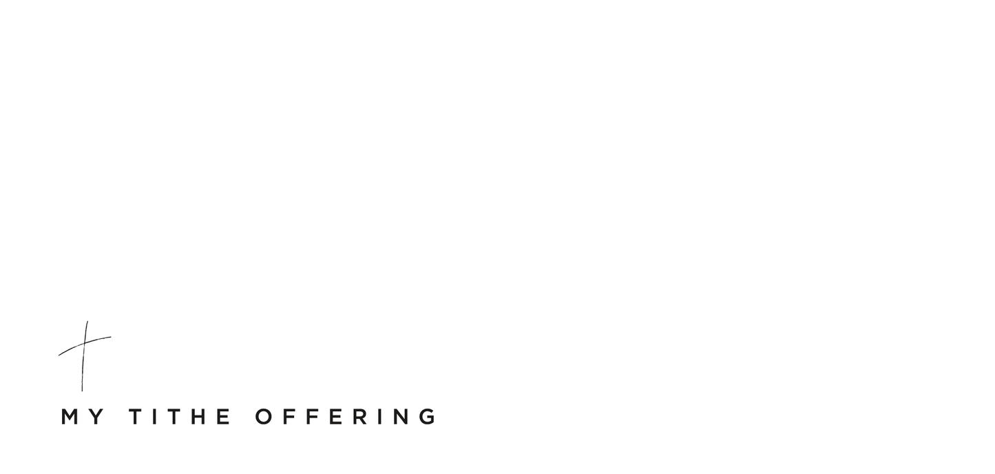 NCS Envelope Service My Tithe Offering Back