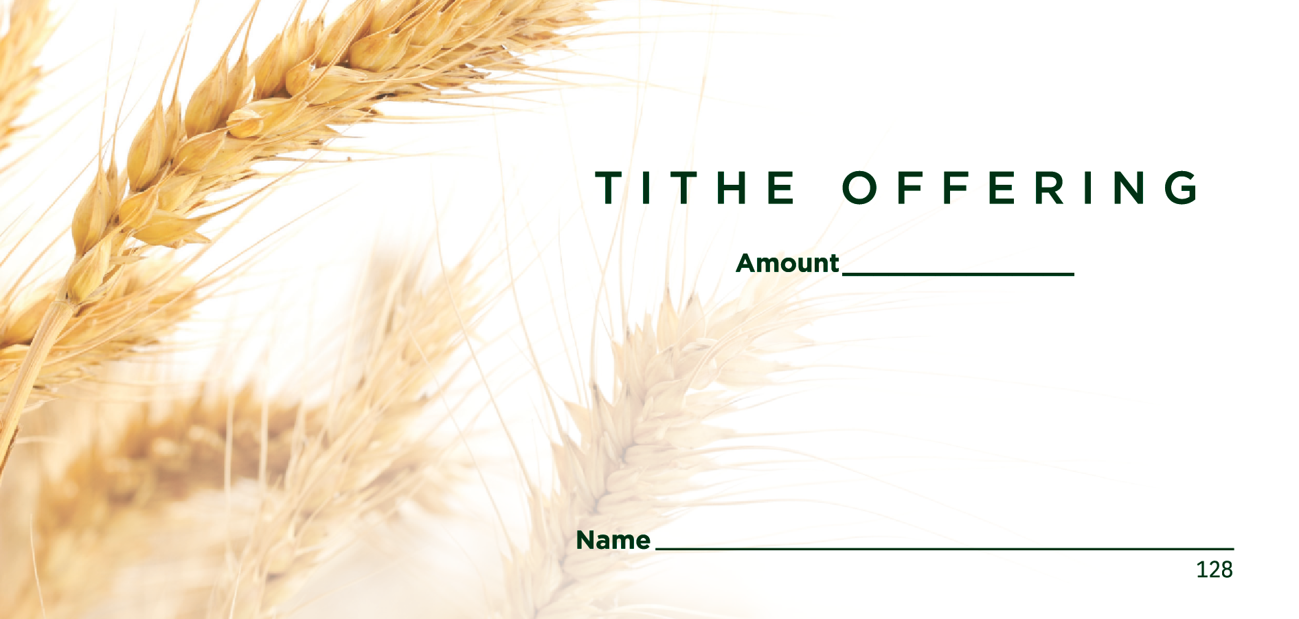 NCS Envelope Service Tithe Offering Envelope 2