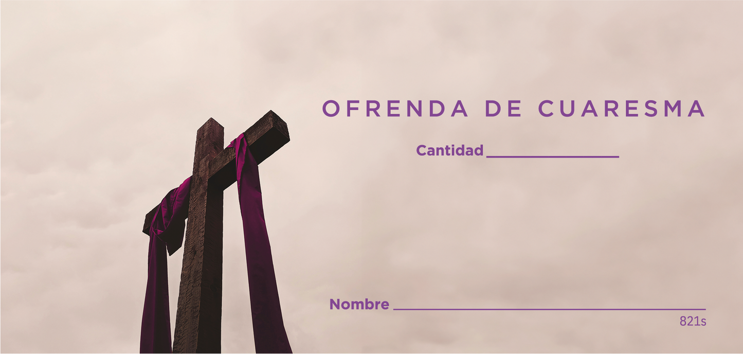 NCS Lenten Offering Envelope Spanish 