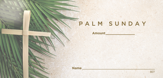 NCS National Church Solutions Palm Sunday Offering Envelope