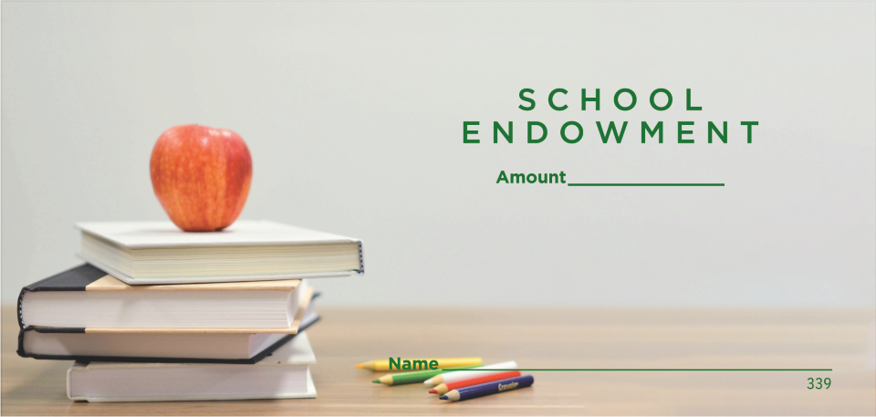 NCS Envelope Service School Endowment Offering Envelope