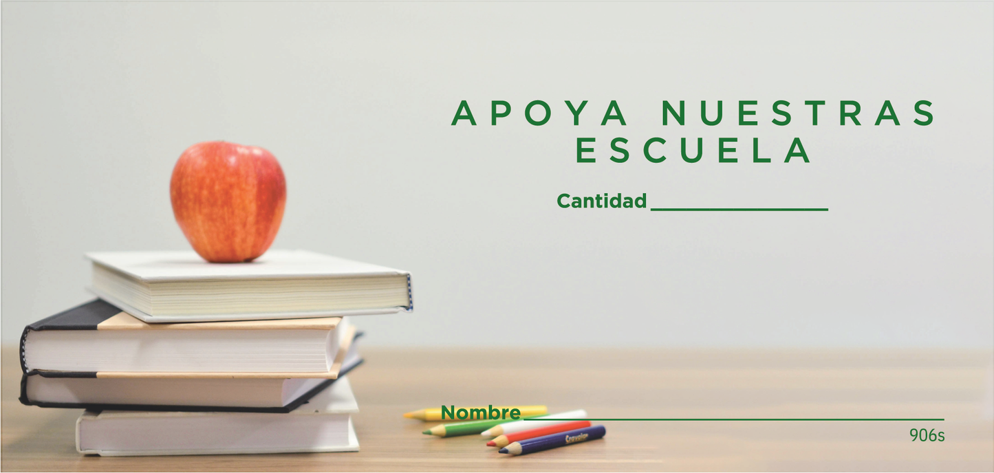 NCS Envelope Service Support Our School Envelope Spanish