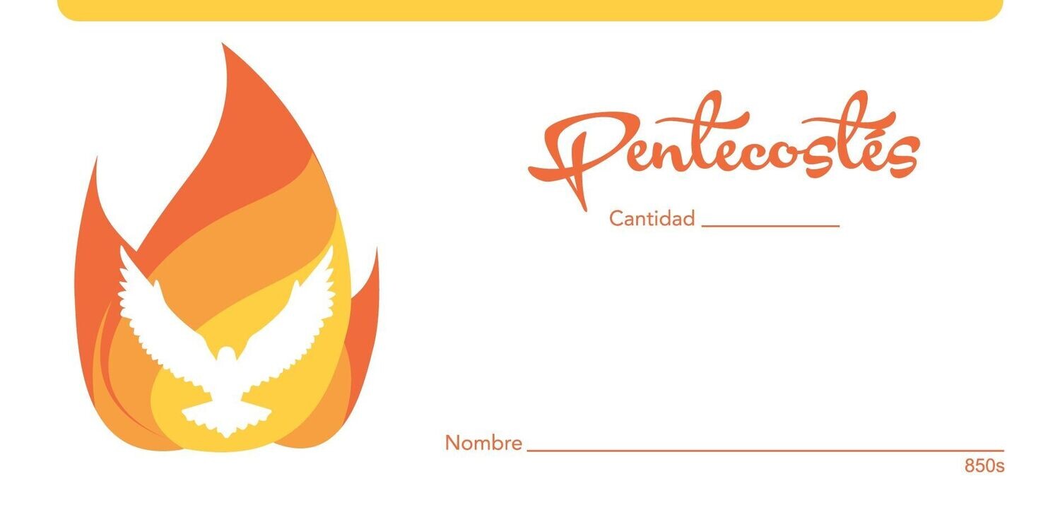 NCS National Church Solutions Pentecost Offering Envelope Spanish 2