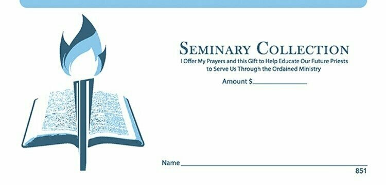 Seminary Collection Offering Envelope – National Church Solutions