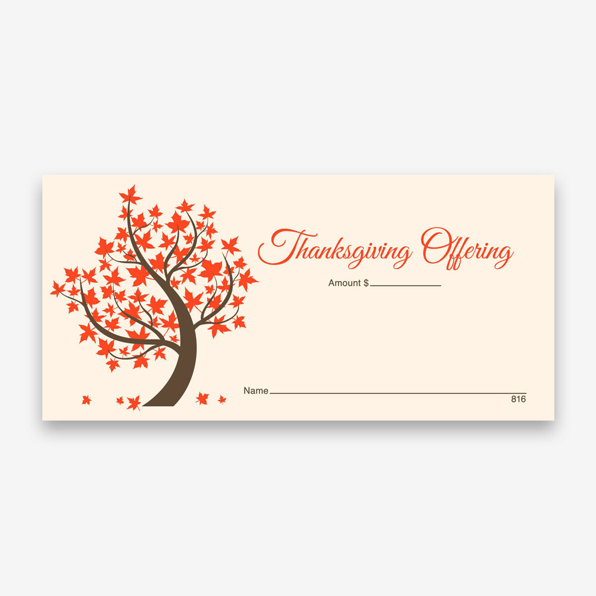 NCS National Church Solutions Thanksgiving Offering Envelope
